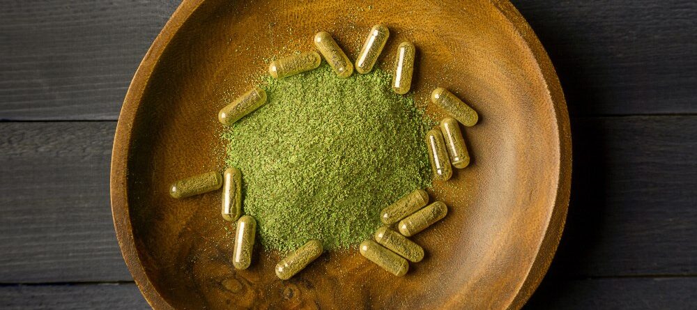 Kratom powder and capsules